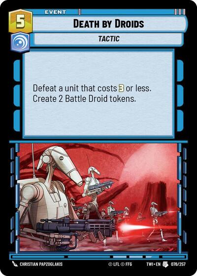 Death by Droids (TWI 076/257) [Twilight of the Republic]