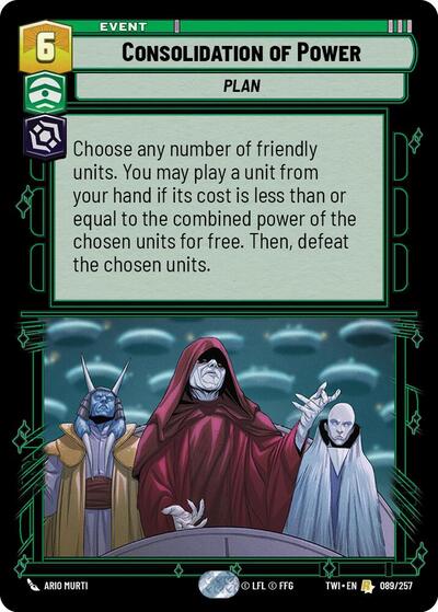 Consolidation of Power (TWI 089/257) [Twilight of the Republic]