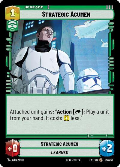 Strategic Acumen (TWI 120/257) [Twilight of the Republic]
