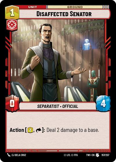 Disaffected Senator (TWI 157/257) [Twilight of the Republic]