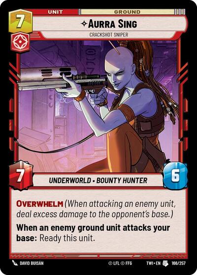 Aurra Sing Crackshot Sniper (TWI 166/257) [Twilight of the Republic]