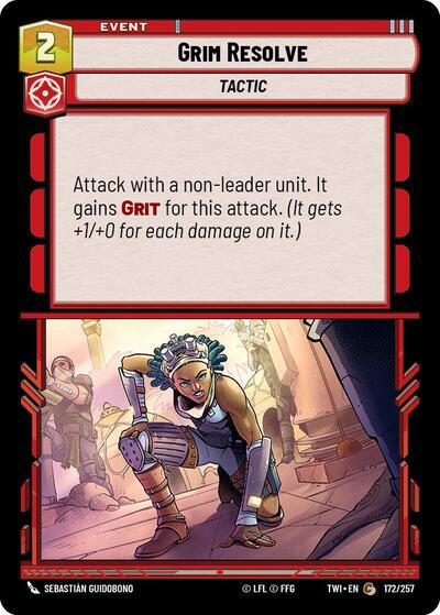 Grim Resolve (TWI 172/257) [Twilight of the Republic]