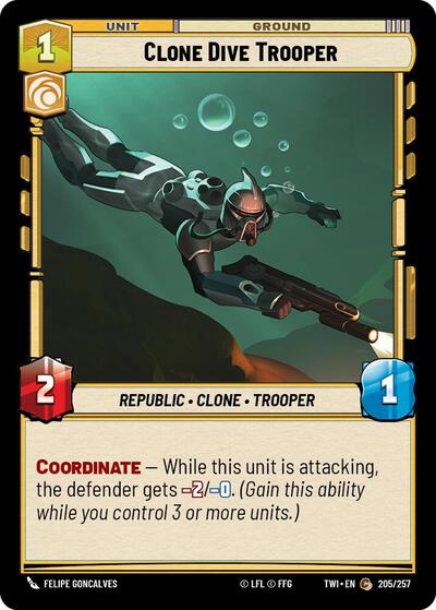 Clone Dive Trooper (TWI 205/257) [Twilight of the Republic]