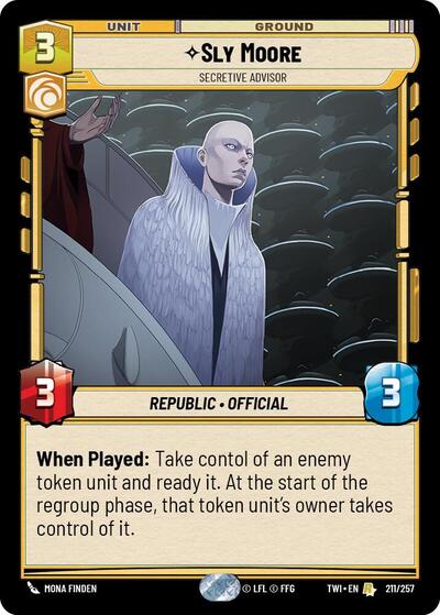 Sly Moore Secretive Advisor (TWI 211/257) [Twilight of the Republic]