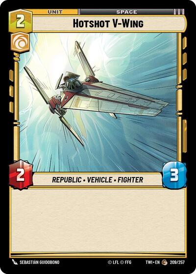 Hotshot V Wing (TWI 209/257) [Twilight of the Republic]