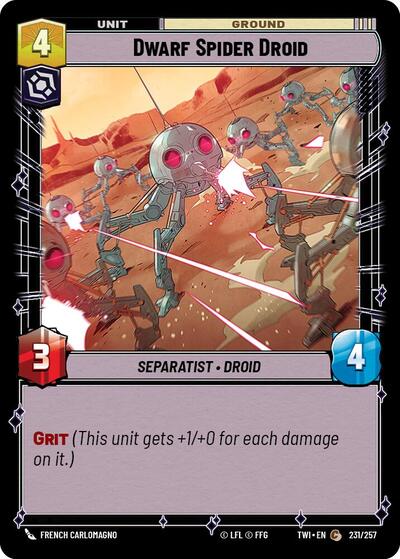 Dwarf Spider Droid (TWI 231/257) [Twilight of the Republic]