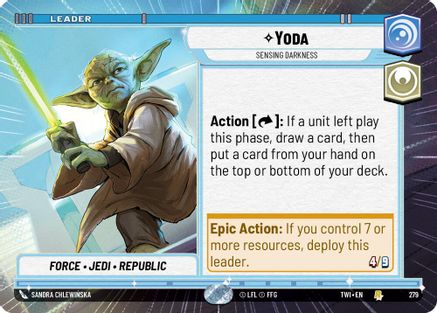 Yoda - Sensing Darkness (279) (Hyperspace) (279) [Twilight of the Republic]