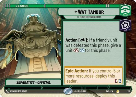 Wat Tambor - Techno Union Foreman (281) (Hyperspace) (281) [Twilight of the Republic]