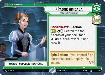 Padme Amidala Serving the Republic Hyperspace (TWI 283) [Twilight of the Republic]