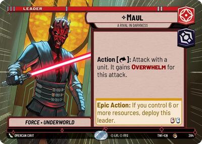 Maul A Rival in Darkness Hyperspace (TWI 284) [Twilight of the Republic]
