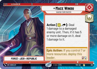 Mace Windu Vaapad Form Master Hyperspace (TWI 288) [Twilight of the Republic]