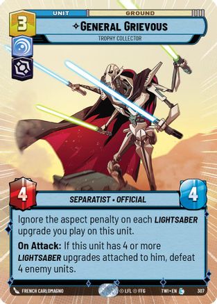 General Grievous - Trophy Collector (307) (Hyperspace) (307) [Twilight of the Republic]
