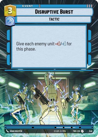 Disruptive Burst Hyperspace (TWI 348) [Twilight of the Republic]