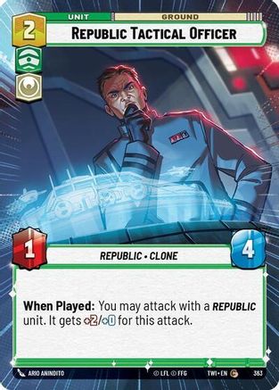 Republic Tactical Officer (363) (Hyperspace) (363) [Twilight of the Republic]