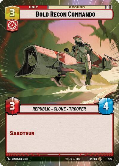 Bold Recon Commando Hyperspace (TWI 428) [Twilight of the Republic]