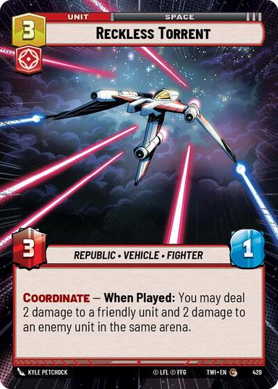 Reckless Torrent Hyperspace (TWI 429) [Twilight of the Republic]
