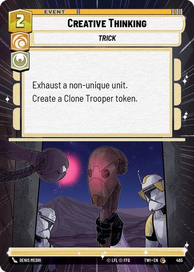 Creative Thinking Hyperspace (TWI 465) [Twilight of the Republic]