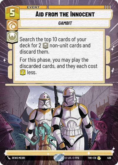 Aid from the Innocent Hyperspace (TWI 466) [Twilight of the Republic]