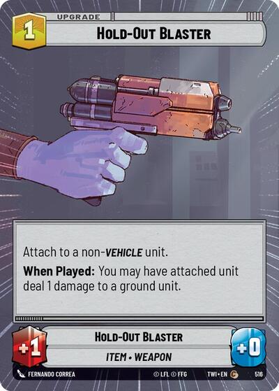 Hold Out Blaster Hyperspace (TWI 516) [Twilight of the Republic]