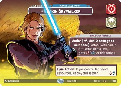 Anakin Skywalker What it Takes to Win Showcase (TWI 269) [Twilight of the Republic]