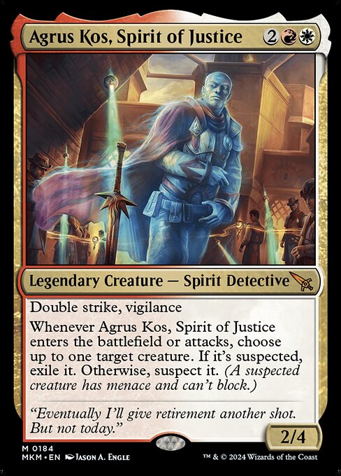 Agrus Kos, Spirit of Justice (MKM 184) [Murders at Karlov Manor]