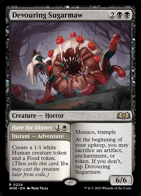 Devouring Sugarmaw // Have for Dinner (WOE 224) [Wilds of Eldraine]