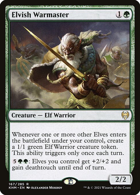 Elvish Warmaster (KHM 167) [Kaldheim]