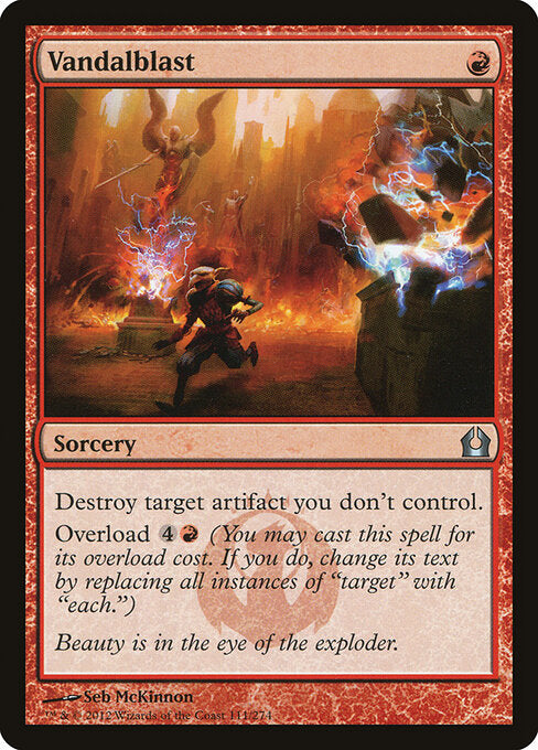 Vandalblast (RTR 111) [Return to Ravnica]