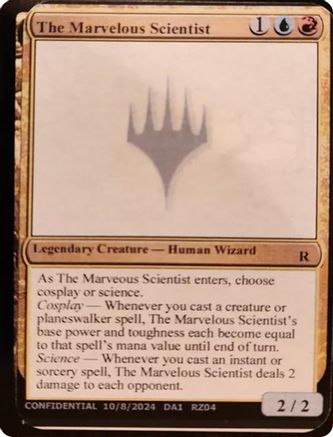 The Marvelous Scientist [Unknown Event]