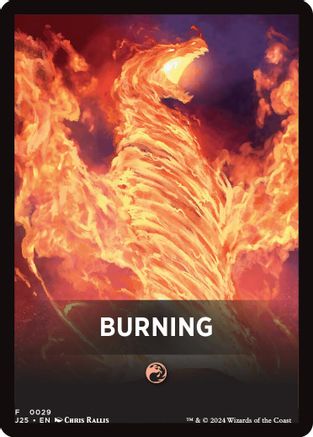 Burning Theme Card [Foundations Jumpstart Front Cards]