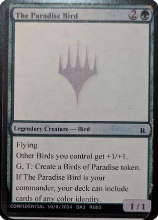 The Paradise Bird [Mystery Booster 2 Playtest Cards]
