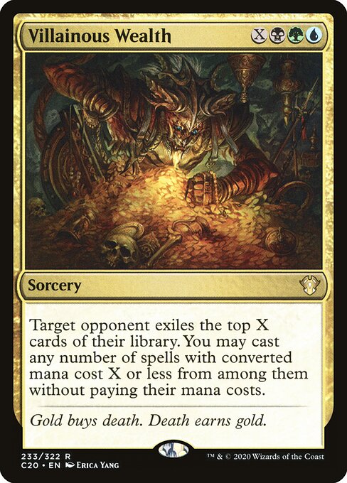 Villainous Wealth (C20 233) [Commander 2020]