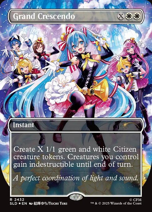 Grand Crescendo (Borderless) (SLD 2432) [Secret Lair Drop]