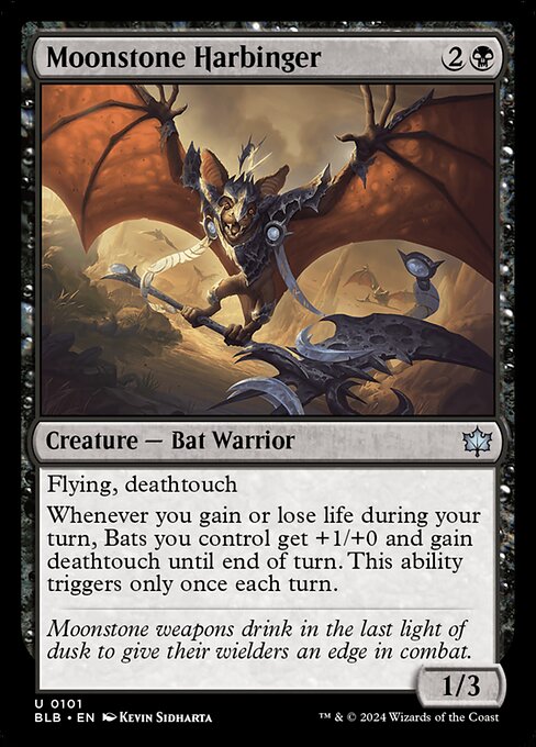 Moonstone Harbinger (BLB 101) [Bloomburrow]