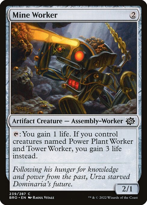 Mine Worker (BRO 239) [The Brothers' War]