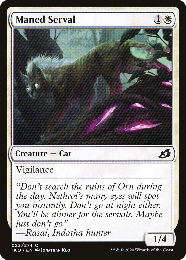 Maned Serval [Ikoria: Lair of Behemoths]