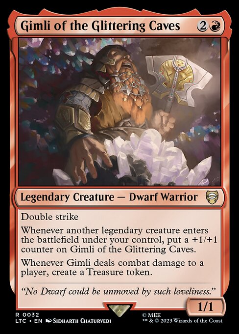 Gimli of the Glittering Caves (LTC 32) [Tales of Middle-earth Commander]