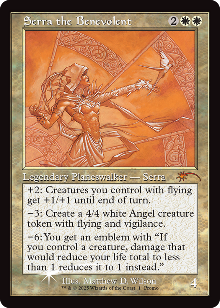Serra the Benevolent (Retro Frame) [MagicFest 2019]