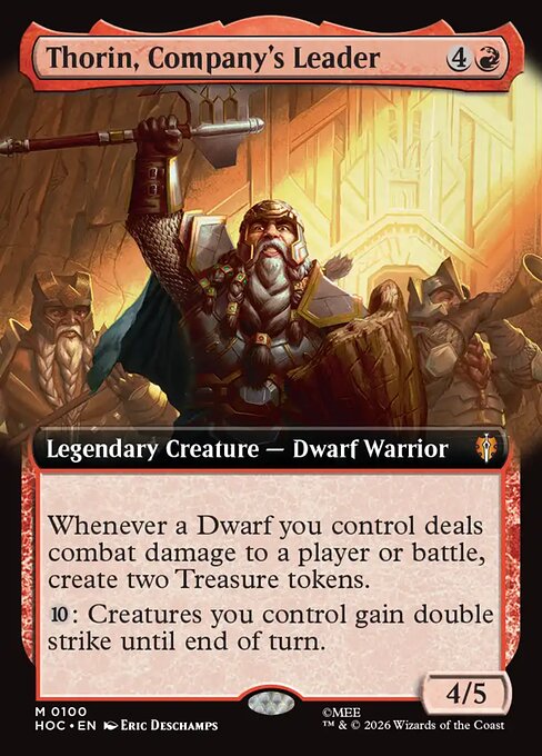 Thorin, Company's Leader (Extended Art) (HOC 100) [The Hobbit Eternal]