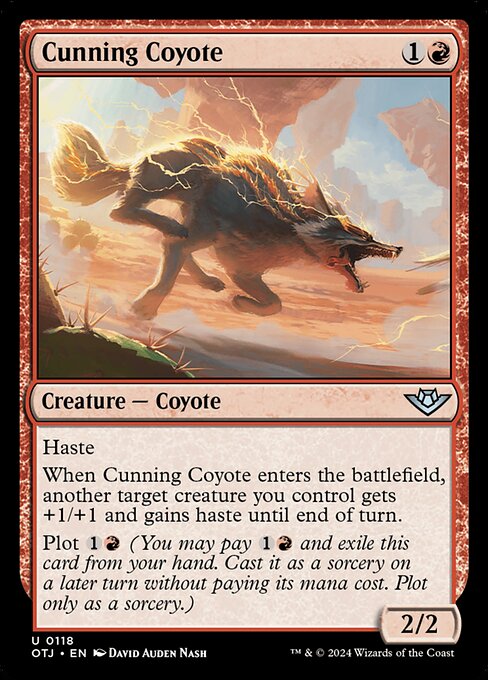 Cunning Coyote (OTJ 118) [Outlaws of Thunder Junction]