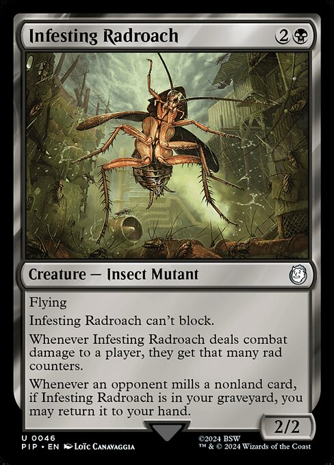 Infesting Radroach (PIP 46) [Fallout]