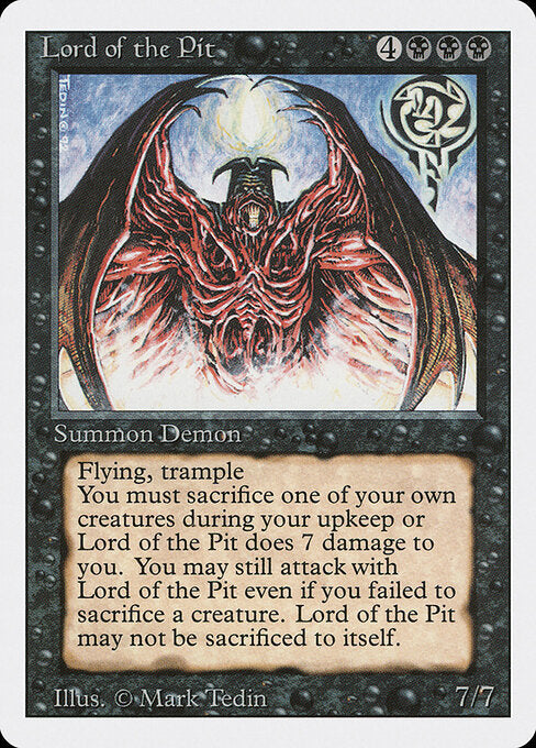 Lord of the Pit (3ED 116) [Revised Edition]