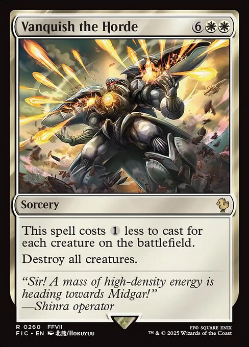 Vanquish the Horde (FIC 260) [Final Fantasy Commander]