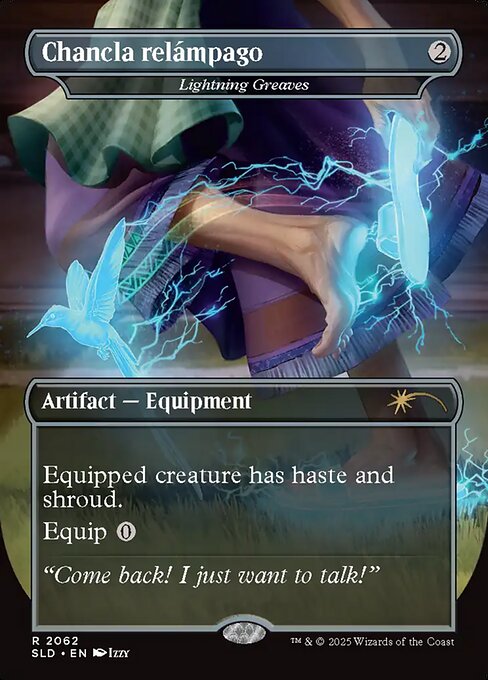 Lightning Greaves (SLD 2062) [Secret Lair Drop]
