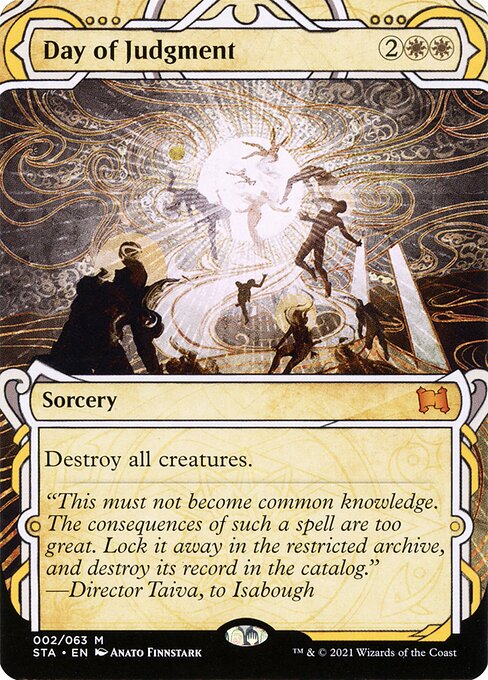 Day of Judgment (Borderless · Showcase) (STA 2) [Strixhaven Mystical Archive]