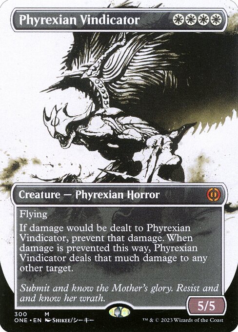 Phyrexian Vindicator (Borderless · Showcase · Full Art) (ONE 300) [Phyrexia: All Will Be One]