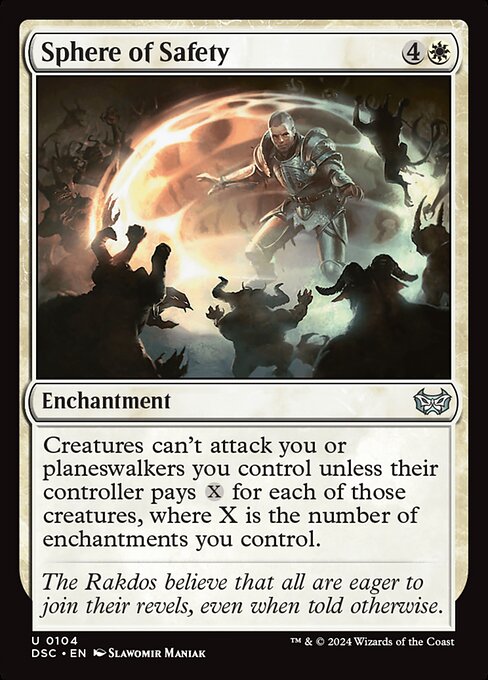 Sphere of Safety (DSC 104) [Duskmourn: House of Horror Commander]