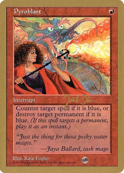 Pyroblast (WC97 js262sb) [World Championship Decks 1997]