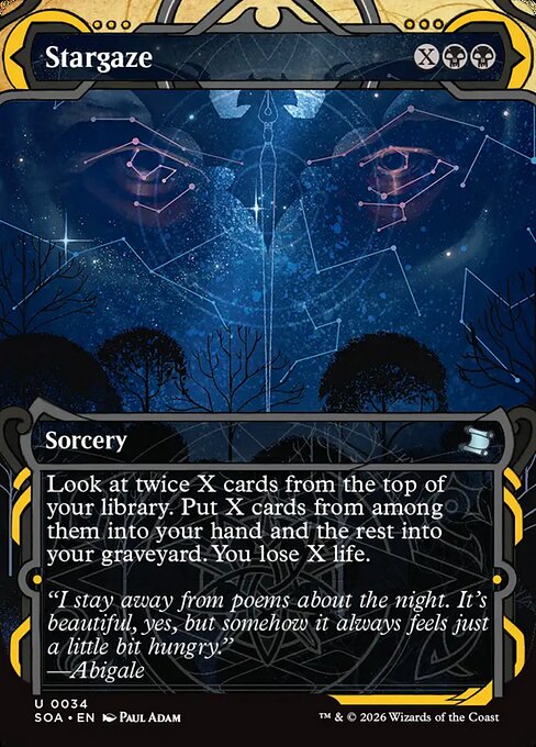 Stargaze (SOA 34) [Secrets of Strixhaven Mystical Archive]