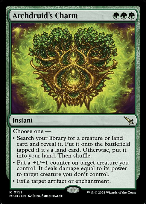 Archdruid's Charm (MKM 151) [Murders at Karlov Manor]
